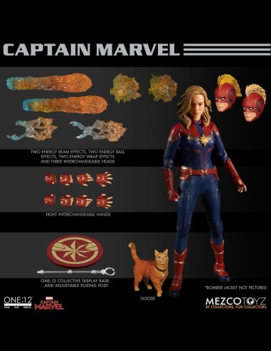 MEZCO - Captain Marvel 1:12 Clothed A.Figure