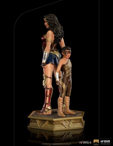 IRON STUDIOS - WW84 Wonder Woman & Young Diana DX Statua