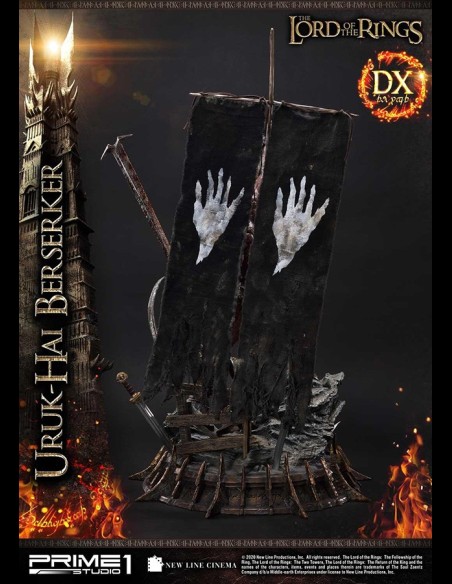 PRIME 1 DELUXE - LOTR Uruk-Hai Berserker statua