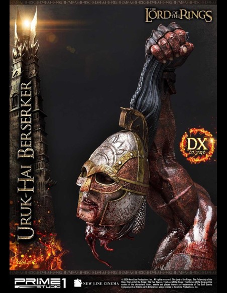 PRIME 1 DELUXE - LOTR Uruk-Hai Berserker statua
