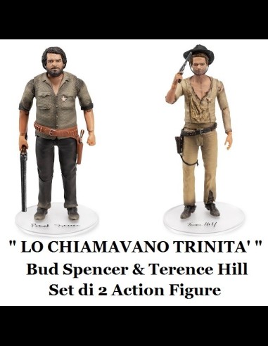OAKIE DOAKIE - Terence Hill & Bud Spencer A.Figure 18cm. Set da "Lo Chiamavano Trinità"