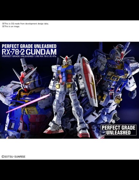 BANDAI - PG Gundam RX-78-2 Unleashed 1/60 Perfect Grade 1/60