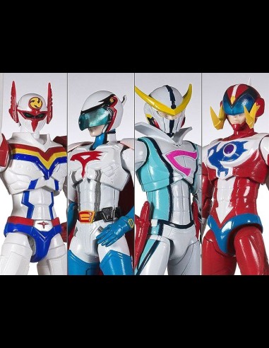 BANDAI - Shokugan Shodo Infini-T Force Complete Edition Set Kyashan Polymar