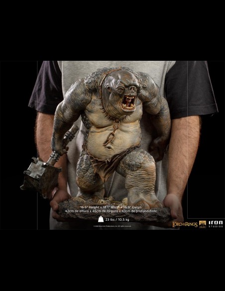 IRON STUDIOS - LOTR Cave Troll Deluxe 1/10 Art Statua