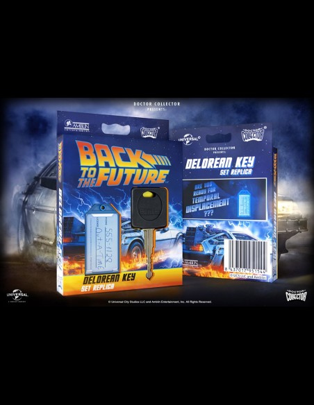 DOCTOR COLLECTOR - BTTF Delorean Key Set Replica