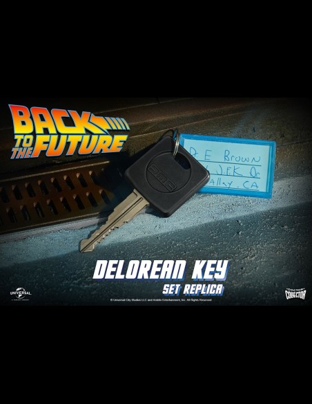 DOCTOR COLLECTOR - BTTF Delorean Key Set Replica