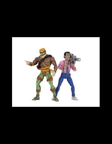 NECA - TMNT: Rat King and Vernon 7 inch Action Figure 2-Pack