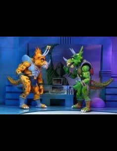 NECA - TMNT: Captain Zarax and Zork 7 inch Action Figure 2-Pack