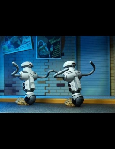 NECA - TMNT: Triceraton Infantryman and 2 Roadkill Rodney 7 inch Action Figure 3-Pack