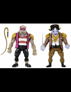 NECA - TMNT Turtles in Time Rocksteady & Bebop 2pack 2