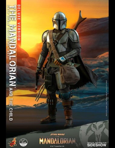 HOT TOYS DELUXE - Star Wars: The Mandalorian - The Mandalorian and The Child 1:4 Scale Set