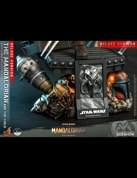 HOT TOYS DELUXE - Star Wars: The Mandalorian - The Mandalorian and The Child 1:4 Scale Set