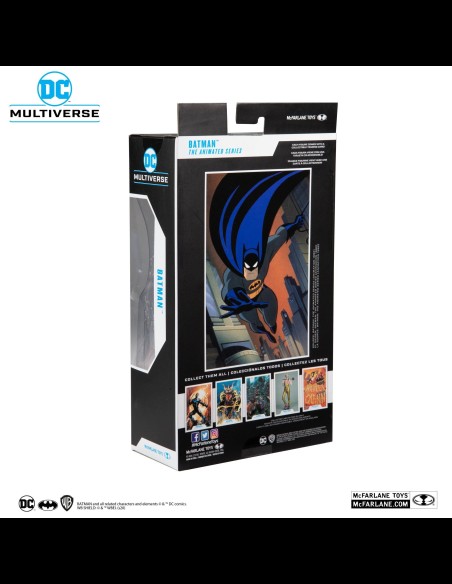 McFARLANE - DC Multiverse Animated Action Figure Animated Batman Variant Blue/Gray 18 cm