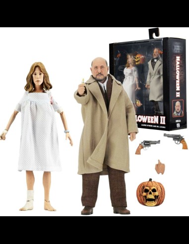 NECA - Halloween 2 Laurie Strode & Dr. Loomis 2pack