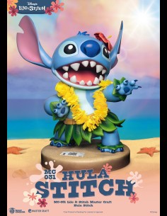 BEAST KINGDOM - Lilo & Stitch Hula Stitch Master Craft Statua 2