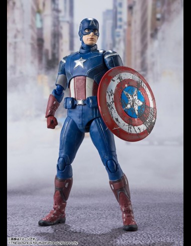 BANDAI - Avengers Assemble Captain America SH Figuarts