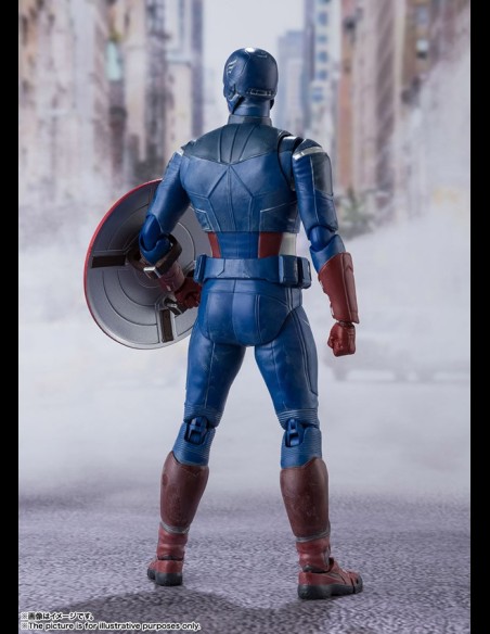 BANDAI - Avengers Assemble Captain America SH Figuarts