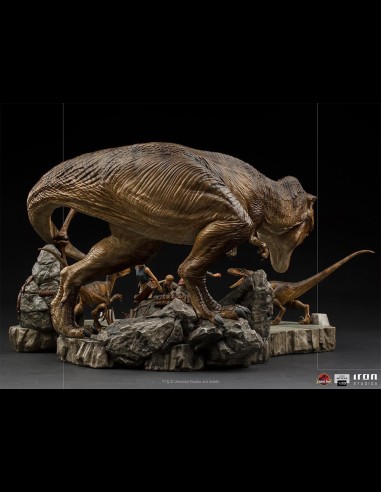 IRON STUDIOS - Jurassic Park: The Final Scene 1:20 Scale Diorama