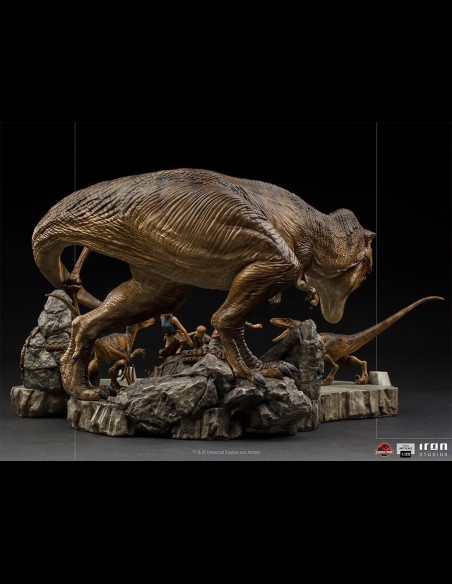 IRON STUDIOS - Jurassic Park: The Final Scene 1:20 Scale Diorama
