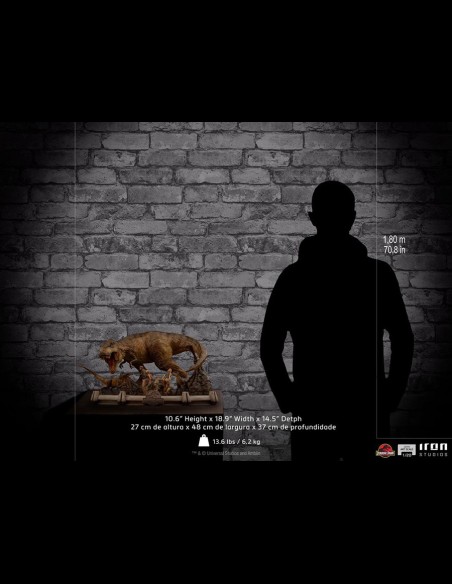 IRON STUDIOS - Jurassic Park: The Final Scene 1:20 Scale Diorama