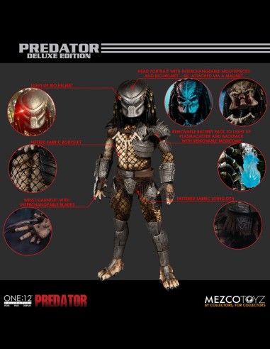 MEZCO - One:12 Predator Deluxe Edition A.Figure