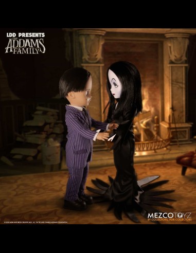 MEZCO - LIving Dead Dolls: Addams Family Famiglia Addams 