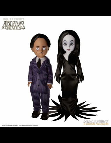 MEZCO - LIving Dead Dolls: Addams Family Famiglia Addams 