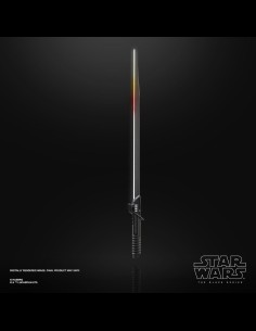 HASBRO - Star Wars The Mandalorian Black Series Replica 1/1 Force FX Elite Lightsaber Mandalorian Darksaber 2