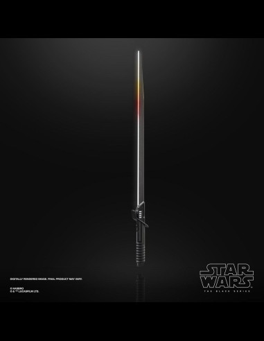 HASBRO - Star Wars The Mandalorian Black Series Replica 1/1 Force FX Elite Lightsaber Mandalorian Darksaber