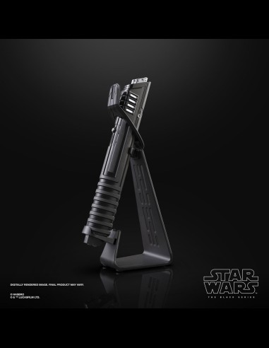HASBRO - Star Wars The Mandalorian Black Series Replica 1/1 Force FX Elite Lightsaber Mandalorian Darksaber