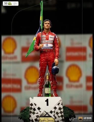 IRON STUDIOS - Ayrton Senna GP Brazil 91 Statua 1/10