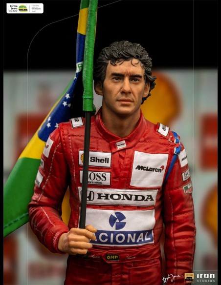 IRON STUDIOS - Ayrton Senna GP Brazil 91 Statua 1/10