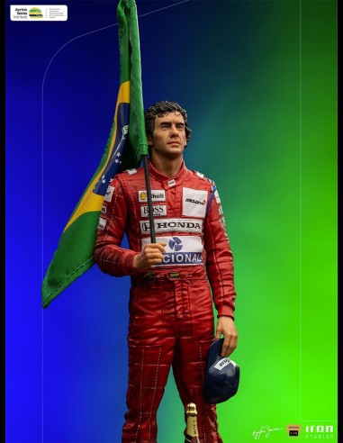 IRON STUDIOS - Ayrton Senna GP Brazil 91 Statua 1/10