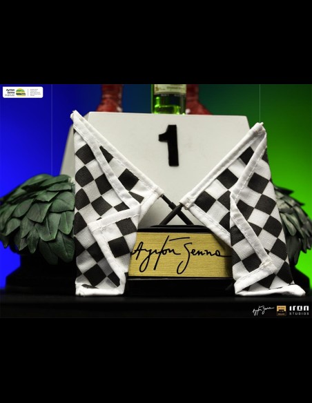 IRON STUDIOS - Ayrton Senna GP Brazil 91 Statua 1/10
