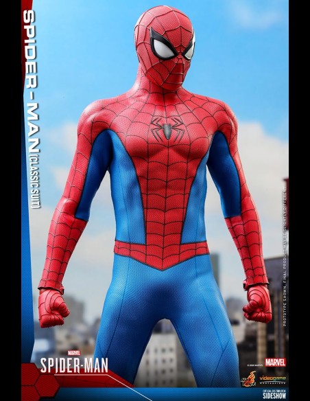 HOT TOYS - Marvel: Classic Suit Spider-Man 1:6 Scale Figure