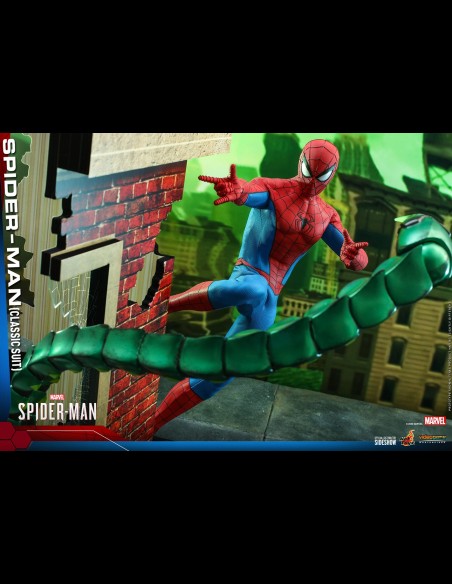 HOT TOYS - Marvel: Classic Suit Spider-Man 1:6 Scale Figure