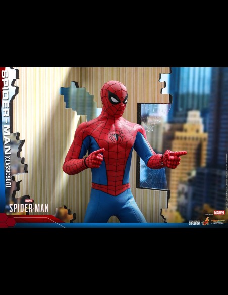 HOT TOYS - Marvel: Classic Suit Spider-Man 1:6 Scale Figure
