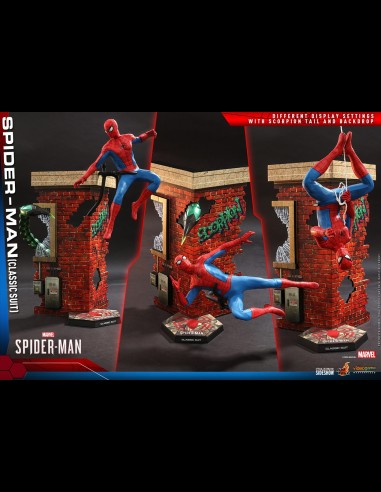HOT TOYS - Marvel: Classic Suit Spider-Man 1:6 Scale Figure
