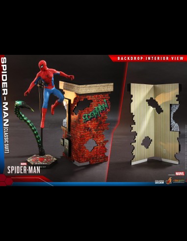 HOT TOYS - Marvel: Classic Suit Spider-Man 1:6 Scale Figure