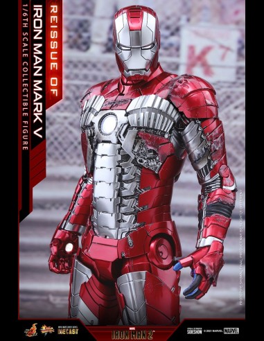 HOT TOYS - Marvel: Iron Man 2 - Iron Man Mark V Die Cast 1:6 Scale Figure