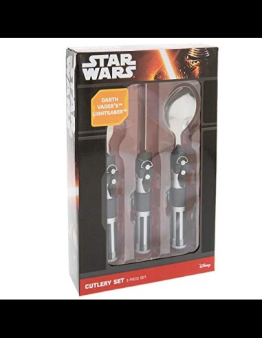 Posate Star Wars Lightsaber set di 3