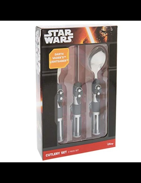 Posate Star Wars Lightsaber set di 3