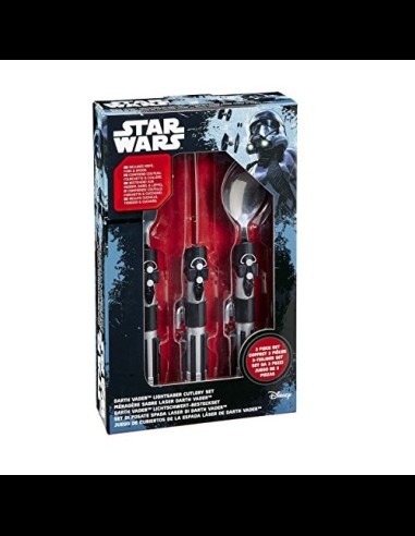 Posate Star Wars Lightsaber set di 3