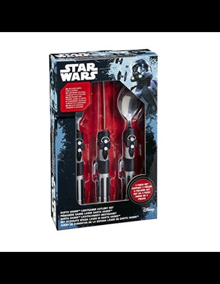 Posate Star Wars Lightsaber set di 3