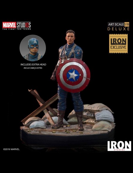 IRON STUDIOS - Captain America First Avenger 10 Years Event EX 1/10