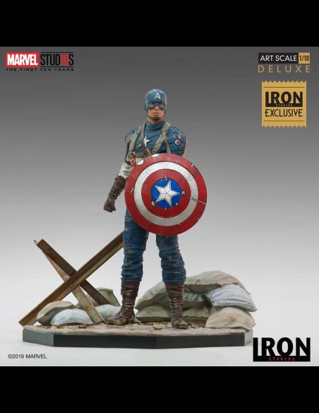 IRON STUDIOS - Captain America First Avenger 10 Years Event EX 1/10