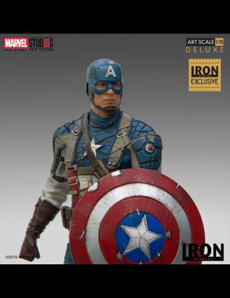 IRON STUDIOS - Captain America First Avenger 10 Years Event EX 1/10