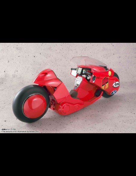BANDAI & MEDICOM - Akira Shotaro Kaneda & Bike Die Cast Full Set