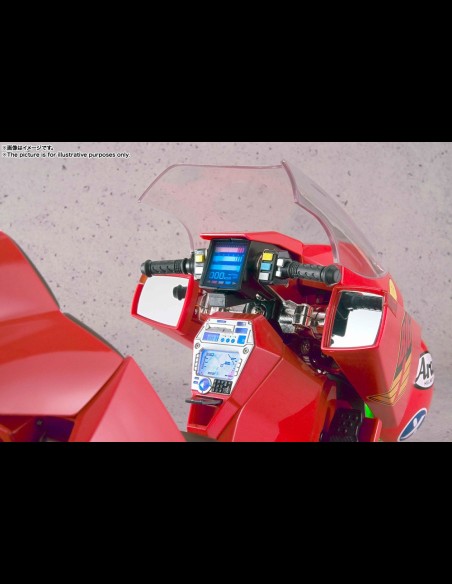 BANDAI & MEDICOM - Akira Shotaro Kaneda & Bike Die Cast Full Set