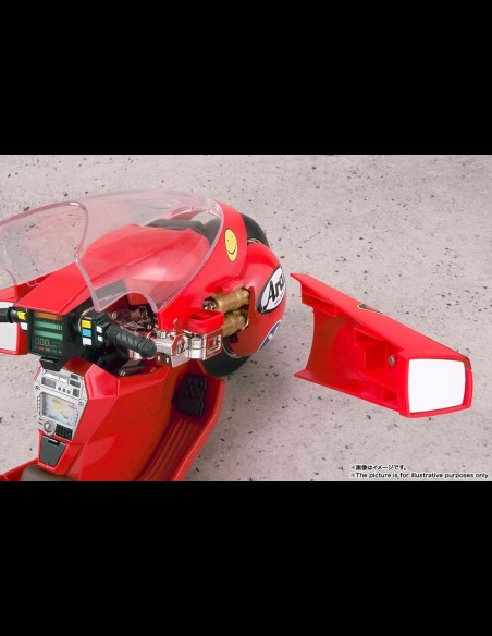 BANDAI & MEDICOM - Akira Shotaro Kaneda & Bike Die Cast Full Set